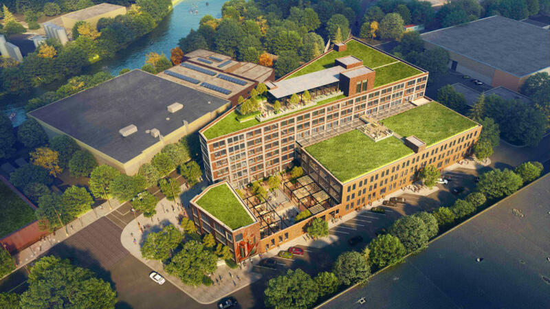 Rendering of an R2 project on Goose Island